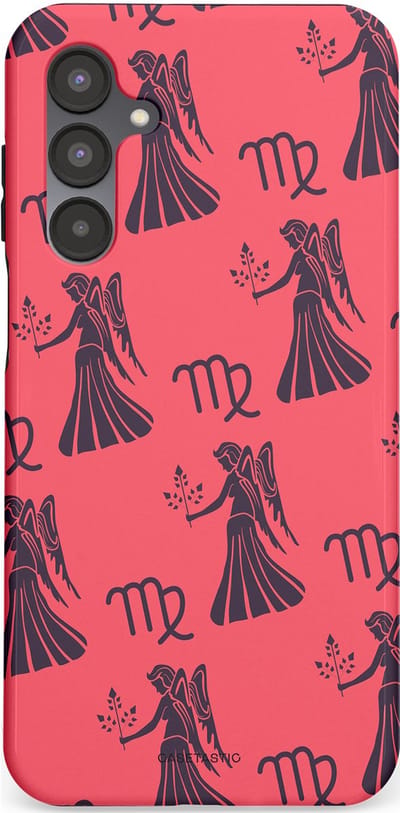 Casetastic Hoesje Geschikt voor Samsung A16 - Stijlvolle Beschermende Duo-layer Case - Zodiak maagd