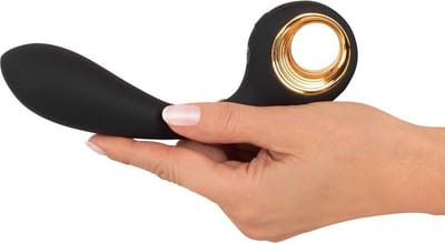 Lusty Toys ® Zwarte Silliconen Buigbare G-Spot Vibrator