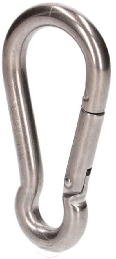 Karabijnhaak 100x10mm rvs 350KG