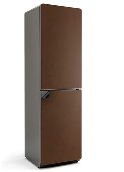 Wallfluent Magnetische Koelkastmat - Bruin Koelkast Magneet Sticker - 60 cm x 205 cm - Bruin Magnetische Koelkastmat - Koelkast Magneet Decoratie - Koelkastfront Decoratie Magneet - Stijlvolle Koelkastfolie