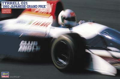 Hasegawa Modelbouwpakket Militaire voertuigen - 20738 Tyrrell 021 'Japanse Grand Prix 1993' – Tyrrell Racing – Formule 1 Rauto Plastic - 1:24 - Modelbouw