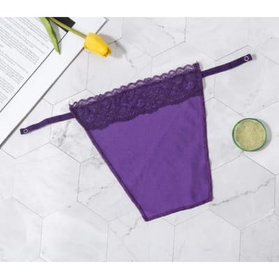 Dames Quick Easy Clip-on Lace Mock Camisole BH-inzetstuk Verpakt borstoverlay Bescheidenheidspaneel Free Size blue