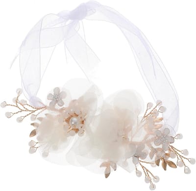 Elegant bloemen corset voor bruiloften met gouden bladeren voor bruidsmeisjes en bruiden