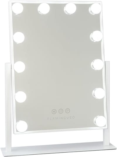Spiegel Met Verlichting Hollywood- Make-Up Met Licht 12 LED Vanity Mirror 3 Modi Touch Control 360 Graden Rotatie Led Spiegel
