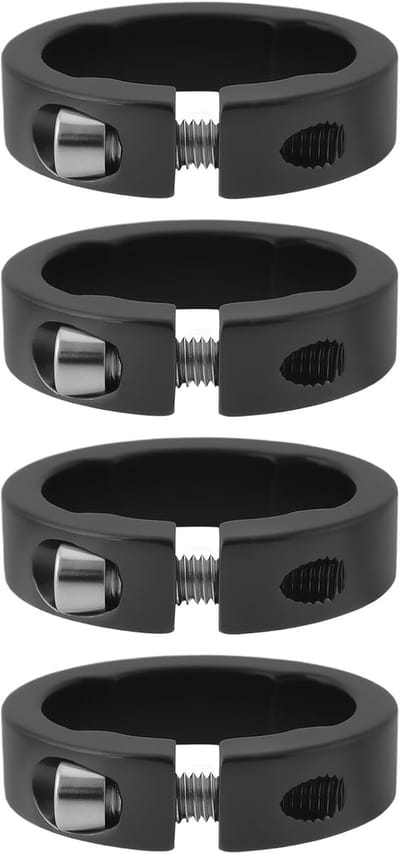 Fiets Handvat Klemmen - Stuur Accessoires - Veilig Fietsen - Aluminium Legering - 22.2mm - Zwart