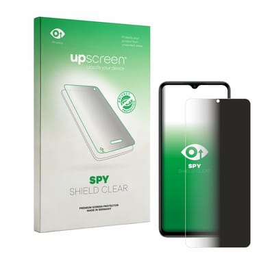 upscreen - privacy screenprotector voor Itel Zeno 100 - Folie Beschermfolie Blauwlichtfilter