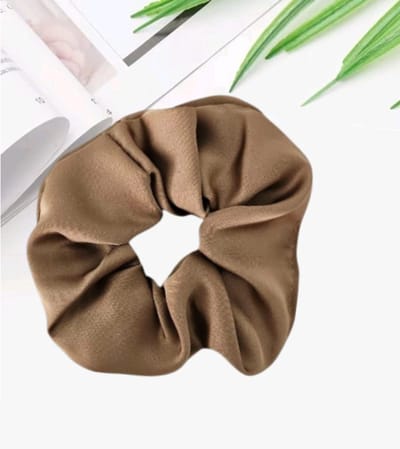 Luxe Zijde scrunchie -Silk feeling polyester haarelastiek Haarelastiekjes - Haar Accessoires Vrouwen - Wokkels - Haarelastiekjes Scrunchie - Haar Accessoires Meisje
