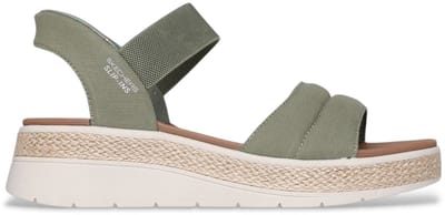 Skechers Slip-ins Bobs Sun Ray sandalen olijfgroen