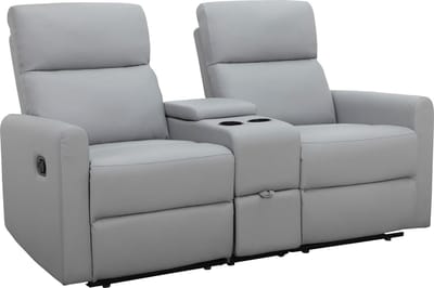 Dacoulas-Tweepersoons fauteuil Lichtgrijs