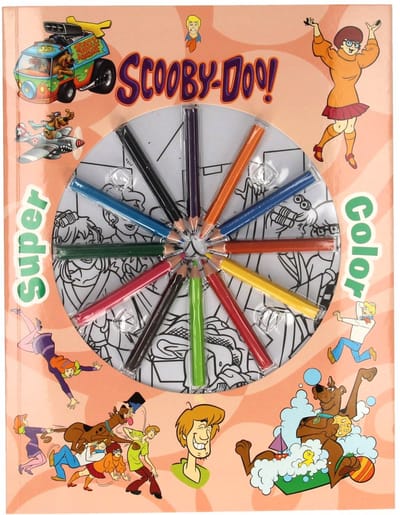 Boek Specials Nederland Scooby-Doo kleurboek met potloden - creatief speelgoed.