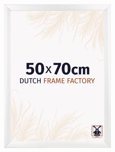 Fotolijst 50x70 cm - MDF - Wit Mat - Praag