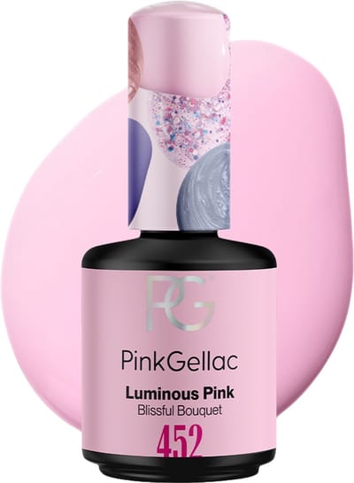 Pink Gellac gellak - 452 Luminous Pink - Blissful Bouquet Collectie - 15ml - Gel Nagellak