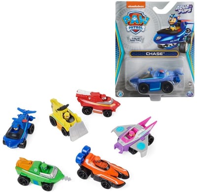 PAW Patrol True Metal - gegoten speelgoedauto - Aqua Pups & Classic-serie - schaal 1:55