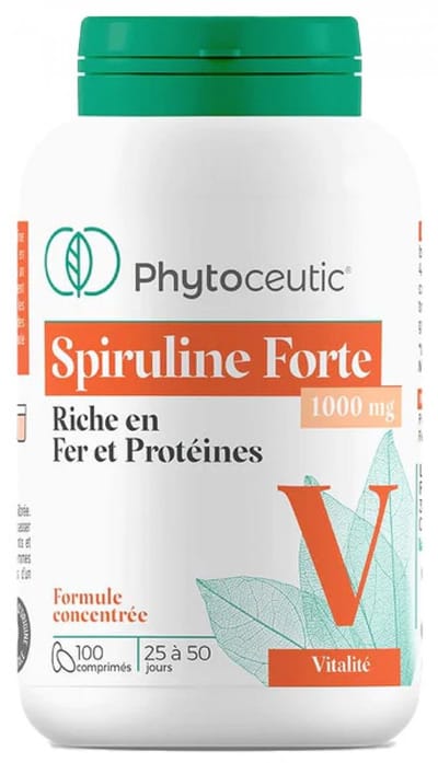 Phytoceutic Spirulina Forte 1000 mg 100 Tabletten