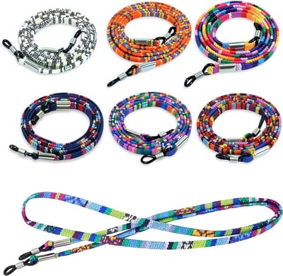 Somstyle 7-in-1 Brillenkoord Set - Zonnebril Koord - Brilketting Dames & Heren - Multicolor