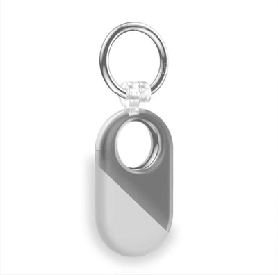 New Age Devi - Hoesje geschikt voor Samsung SmartTag 2 - Siliconen case - Beschermhoesje - Sleutelhanger - Transparant!