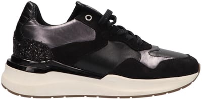 La Strada Sneaker Zwart Leer - Damesschoenen - Maat - 37