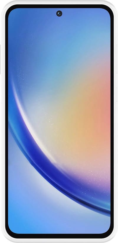 Just in Case hoesje geschikt voor Samsung Galaxy A35 Hoesje Siliconen - Flexibele Case - Transparant
