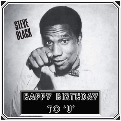 Steve Black - Happy Birthday To 'U' (CD)