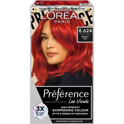 L'Oréal Paris L'Or&eacute;al Paris Pr&eacute;f&eacute;rence Vivid Colours 8.624 Bright Red 1 st