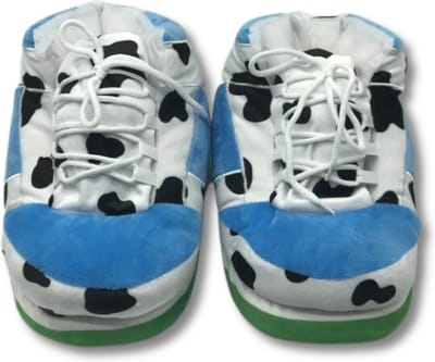 Livano Pantoffels - Sloffen - Slippers - Warme Pantoffels - Dames - Heren - Pluche - Onesize - Blauw