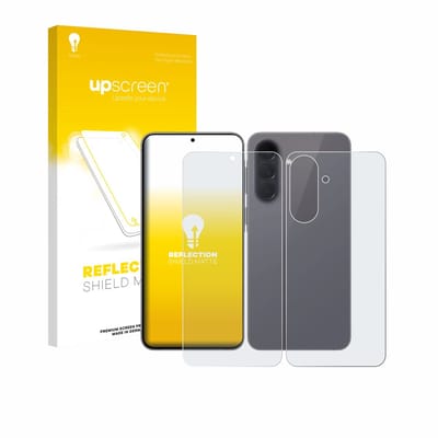 upscreen - Screenprotector voor Samsung Galaxy A57 5G (Voor+Achter) - Folie Beschermfolie anti glare matte