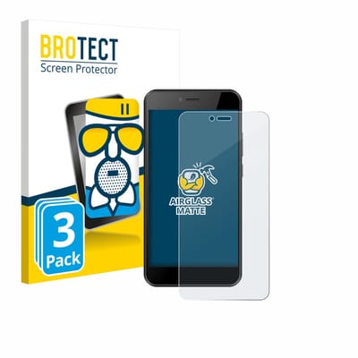 BROTECT - Screenprotector voor HTC Wildfire E5 Life - Folie Beschermfolie Beschermglas matte 3 Stuks