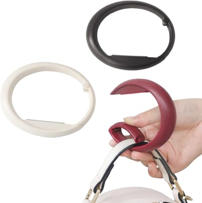 Vouwbare Tafel Tas Houders - Set van 3, Handige Tas Haakjes voor Thuis, Kantoor en Keuken, Ideaal voor Handtassen en Tassen