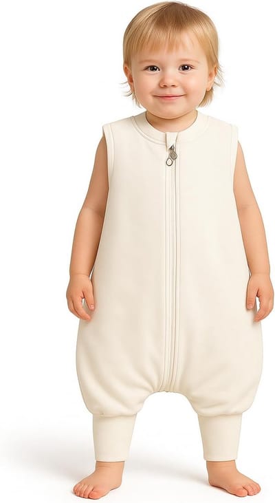 Baby Zomerslaapzak - Slaapzak met voeten - Comfortabel slapen - Ademend katoen met pijpen - Vanaf 6 maanden - Meerdere kleuren