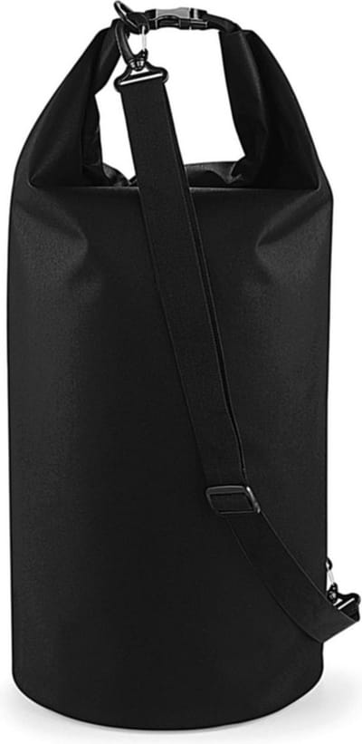 Quadra Waterdichte duffel bag/plunjezak/dry bag - 40 liter - zwart - Waterdichte reistassen - 30 x 55 cm