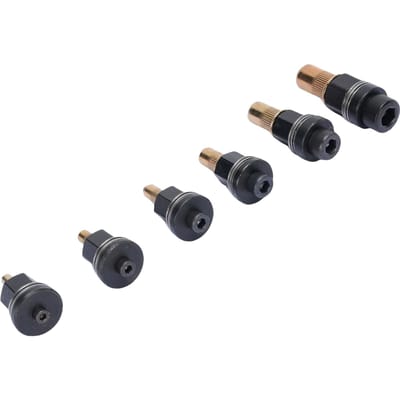 6 Stuks Klinkmoer Gereedschapsset M3 M4 M5 M6 M8 M10 Koolstofstaal Hand Klinkmoer Pistoolkop voor Smalle Ruimte Meubels Industrieel