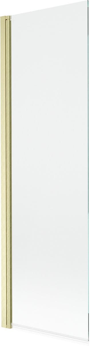 Mexen Mist badwand 1-vleugelig 70 x 150 , transparant, goud geborsteld - 8A9-070-001-55-00