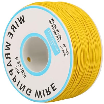 Koper Elektrische Draad 30AWG 200m - Gele Winding Draad voor Elektrische Toepassingen, Hobby en Reparaties