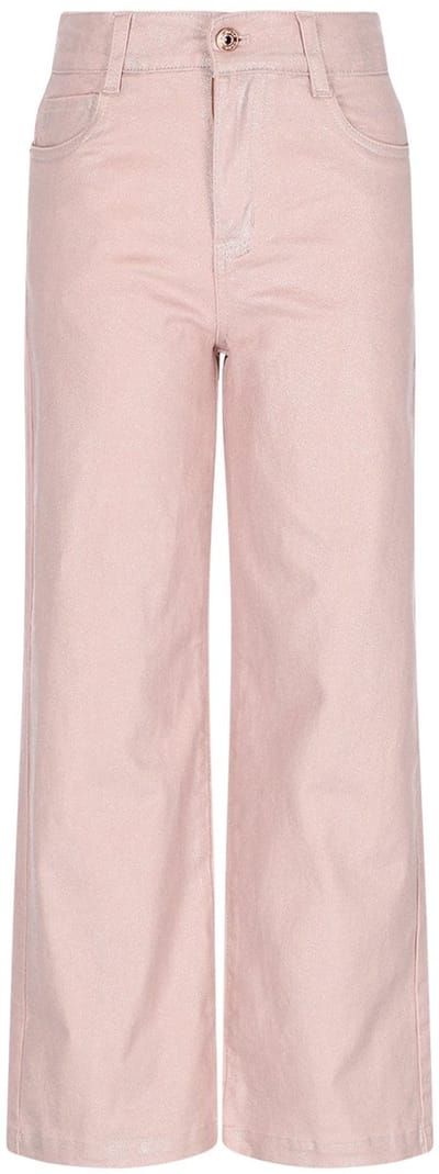 NONO - Siam foilcoated Stretch Twill Straight Leg Pants - Pale Blush Pink - Maat 104