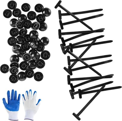 120-delige set Universele Nylon Kabelbinders met Zelfborgende Houder - Kabelbinderriemen voor Garage en Thuisreparatie