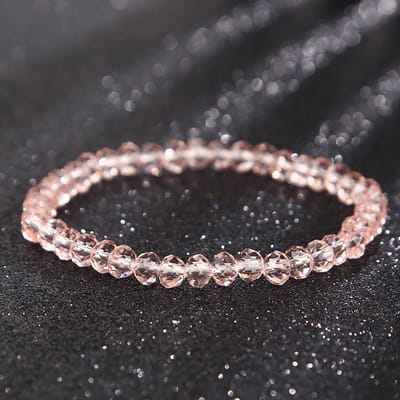 Sorprese armband - Vienna - pink - armband dames - elastisch - cadeau - Model S - Cadeau