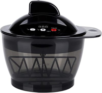 Haarkleur Mengkom - Automatische Mixer - Haarverf Mengen - Zelftiming Functie - 320 ml - Zwart