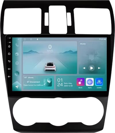 Autoradio met bluetooth - Carplay - Voor Subaru Forester Mk4, Impreza XV & Crosstrek (2012-2015) - Geschikt voor Apple en Android - Stereo - Navigatie - Navigatiesysteem auto - 1GB 32GB