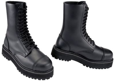 Brandit - Plateau Phantom 14 Eyelet Veterlaars - 47 Shoes - Zwart