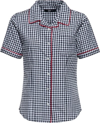 Queen Retro overhemdblouse voor dames van kerosine