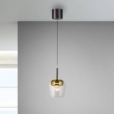 Q-Smart-Home Paul Neuhaus Hanglamp Q-Kon goudkleurig Ø 21 cm