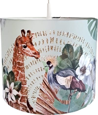 Hanglamp jungle mint groen-hanglamp-dieren-sfeerverlichting-pendel-lampen-kinderkamerdecoratie-woonaccessoires
