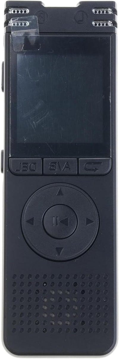 Digitale Voice Recorder - Opnameapparaat Dictafoon - Lezingen Vergaderingen Interviews - Premium Ruisonderdrukking - 8GB tot 128GB - Zwart
