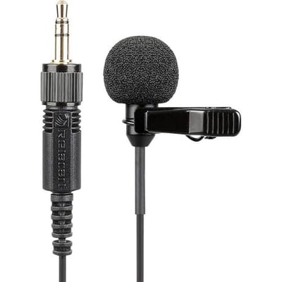 Relacart LM-P01 Lavalier Spraakmicrofoon Dasspeld Zendmethode:Kabelgebonden Audio, stereo (3.5 mm jackplug) Kabelgebond