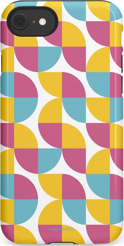Casetastic Hoesje Geschikt voor Apple iPhone 7/8/SE - Stijlvolle Beschermende Duo-layer Case - Cirkeldroom