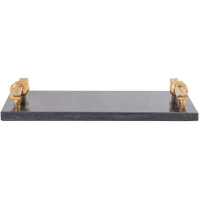 PTMD - Dienblad Aimie - Zwart - 40x20x5cm