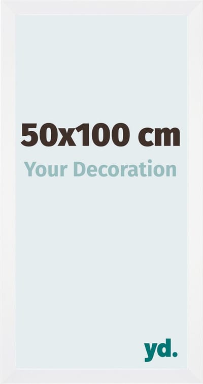 Your Decoration - Fotolijst 50x100 cm - MDF - Wit Mat - Catania