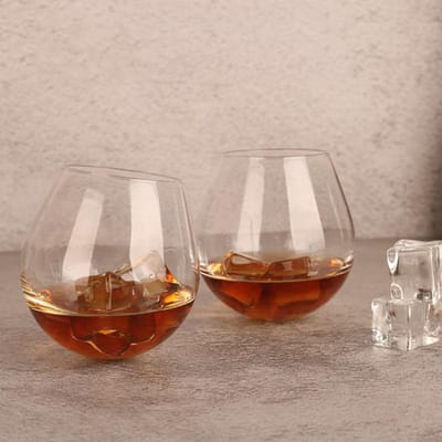 Scotch Single Malt Whisky Singleton Rotsprofiel Glas Waterdruppel Schuddende Tumbler Eivormig Wipkip Likeur Whiskey Wijn Glas Bar Dropship 280ml gray