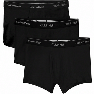 Calvin Klein Trunks (3-pack) - heren boxers normale lengte - zwart