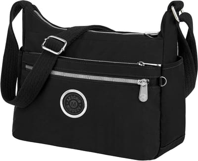 Grote Waterdichte Schoudertas voor Dames, Lichtgewicht Crossbody Handtas met Veel Vakken, Perfect voor Werk en Vrije Tijd